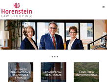 Tablet Screenshot of horensteinlawgroup.com